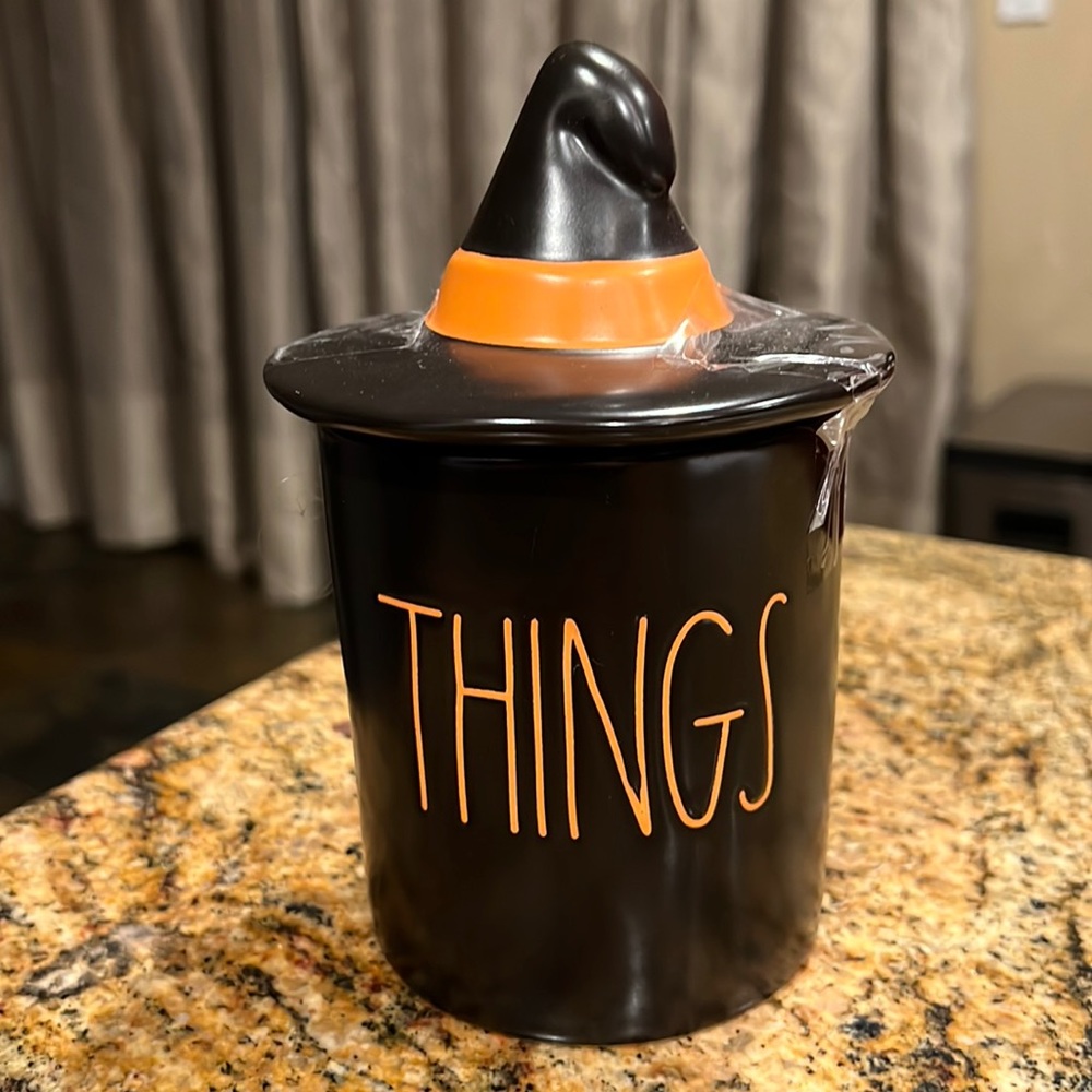 NEW Rae Dunn Halloween Things Jar